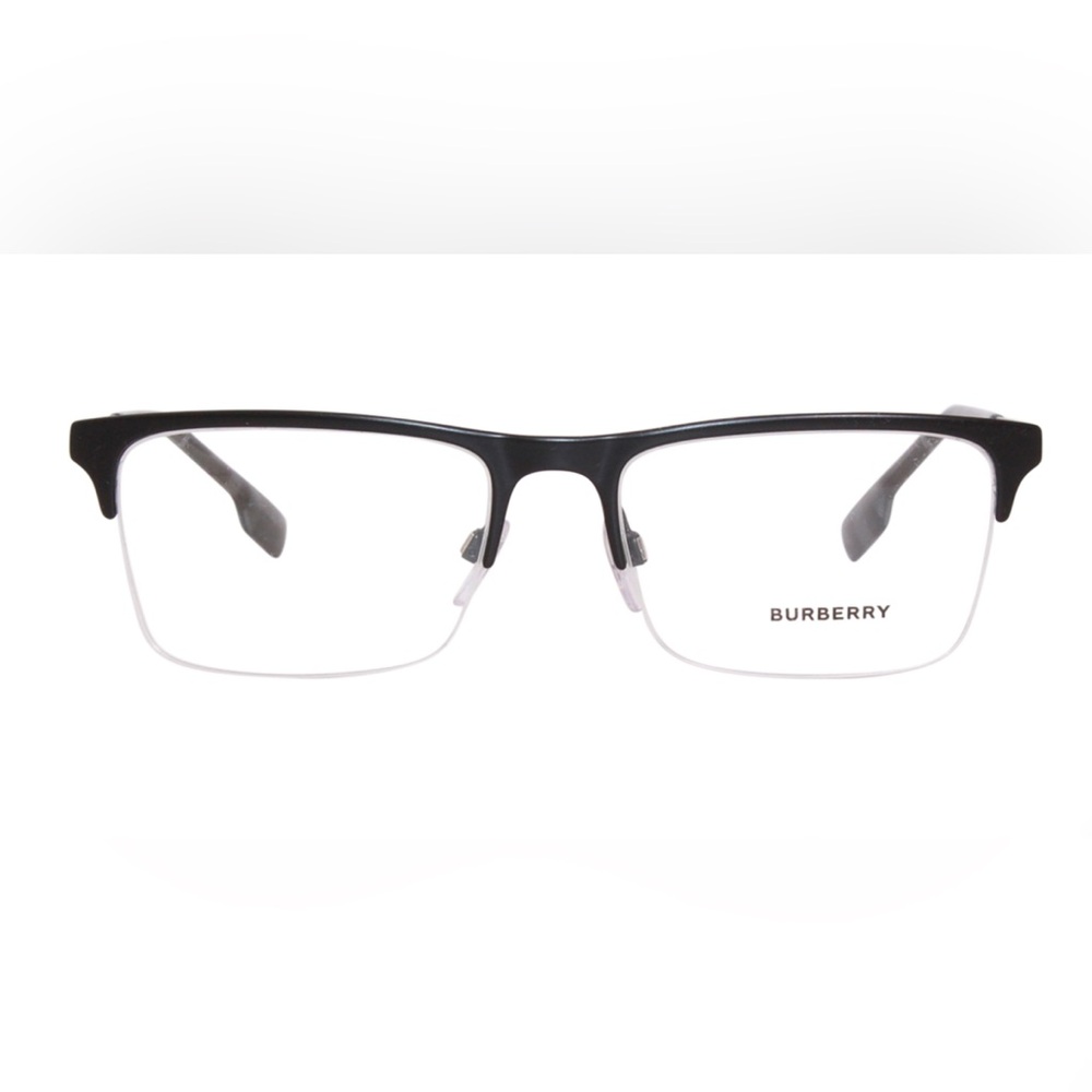 New BURBERRY Brunel Eyeglasses B 1344 1007 55-18 145 Matte Black Frames - Picture 4 of 10